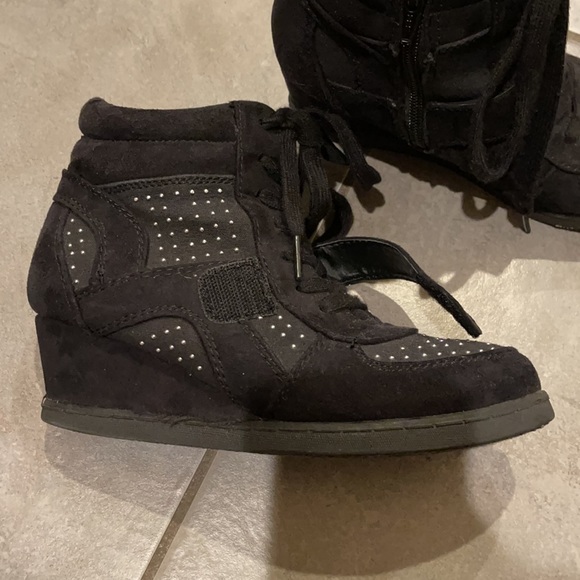 Candies Wedge Boots size 4 - Picture 3 of 8